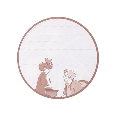 Studio Ghibli - Round Food Memo Pads (3 Types) - Kiki Chocolate Cake - official view 6