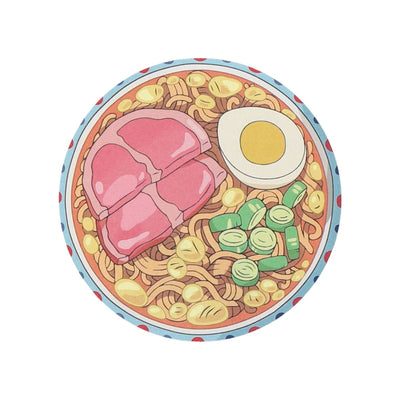 Studio Ghibli - Round Food Memo Pads (3 Types) - Ponyo Lisa Ham Ramen - official view 20