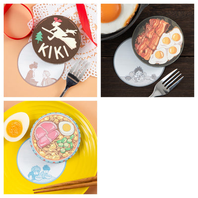 Studio Ghibli - Round Food Memo Pads (3 Types) - Complete Set, one of each listed model