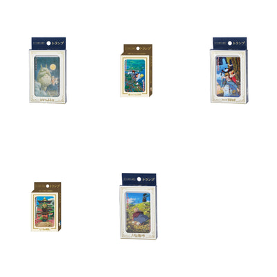 Studio Ghibli - Scene-Filled Playing Card Decks (5 Types) - Complete Set, one of each listed model