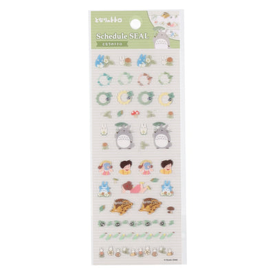 Studio Ghibli Schedule Sticker Sheets (3 Types) - My Neighbor Totoro - official view 5