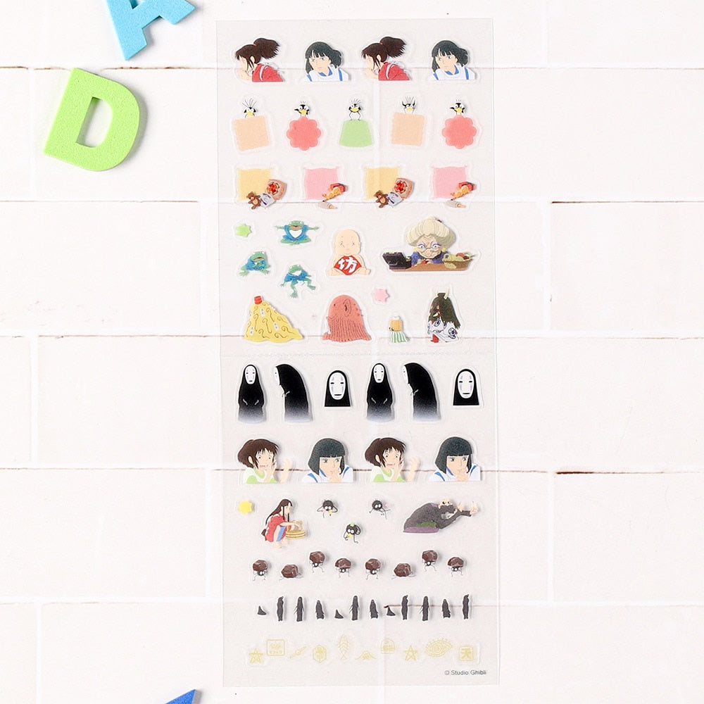 Studio Ghibli Schedule Sticker Sheets (3 Types) - Spirited Away - official view 13