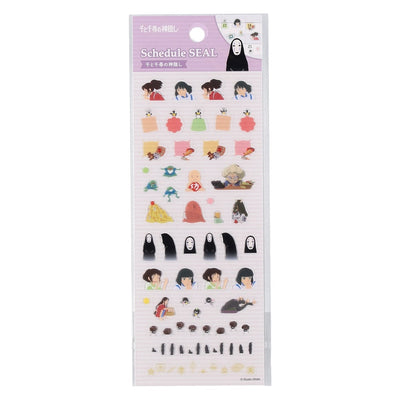 Studio Ghibli Schedule Sticker Sheets (3 Types) - Spirited Away - official view 17