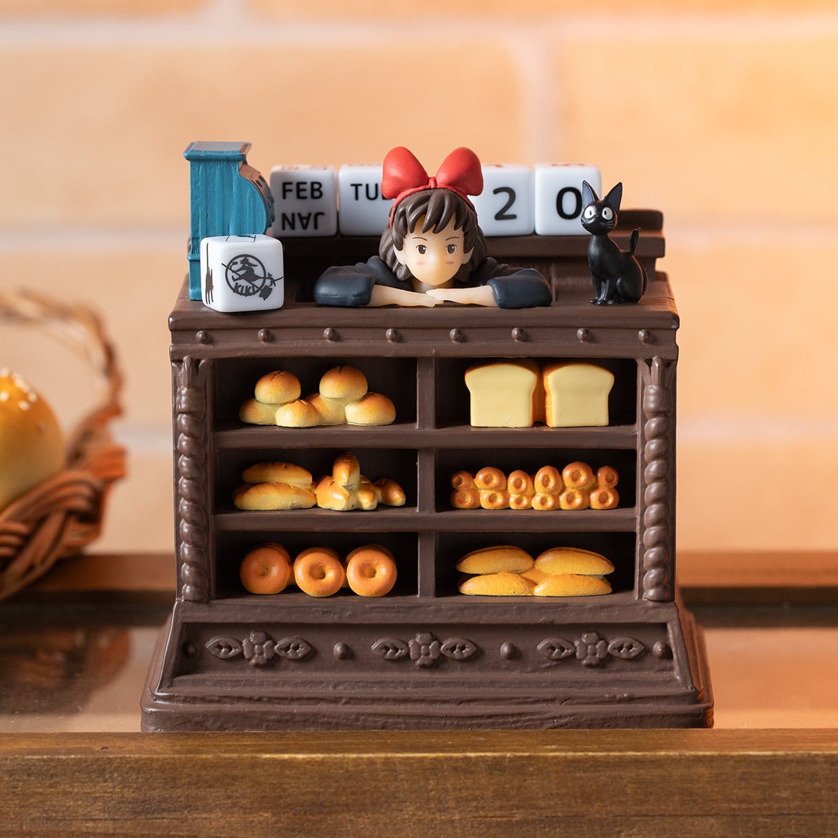 Studio Ghibli Sculpted Perpetual Calendars (4 Types) - Kiki at the Bakery Counter - official view 1