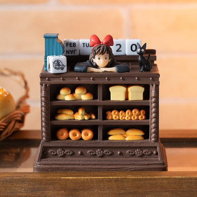 Studio Ghibli Sculpted Perpetual Calendars (4 Types) - Kiki at the Bakery Counter - official view 1