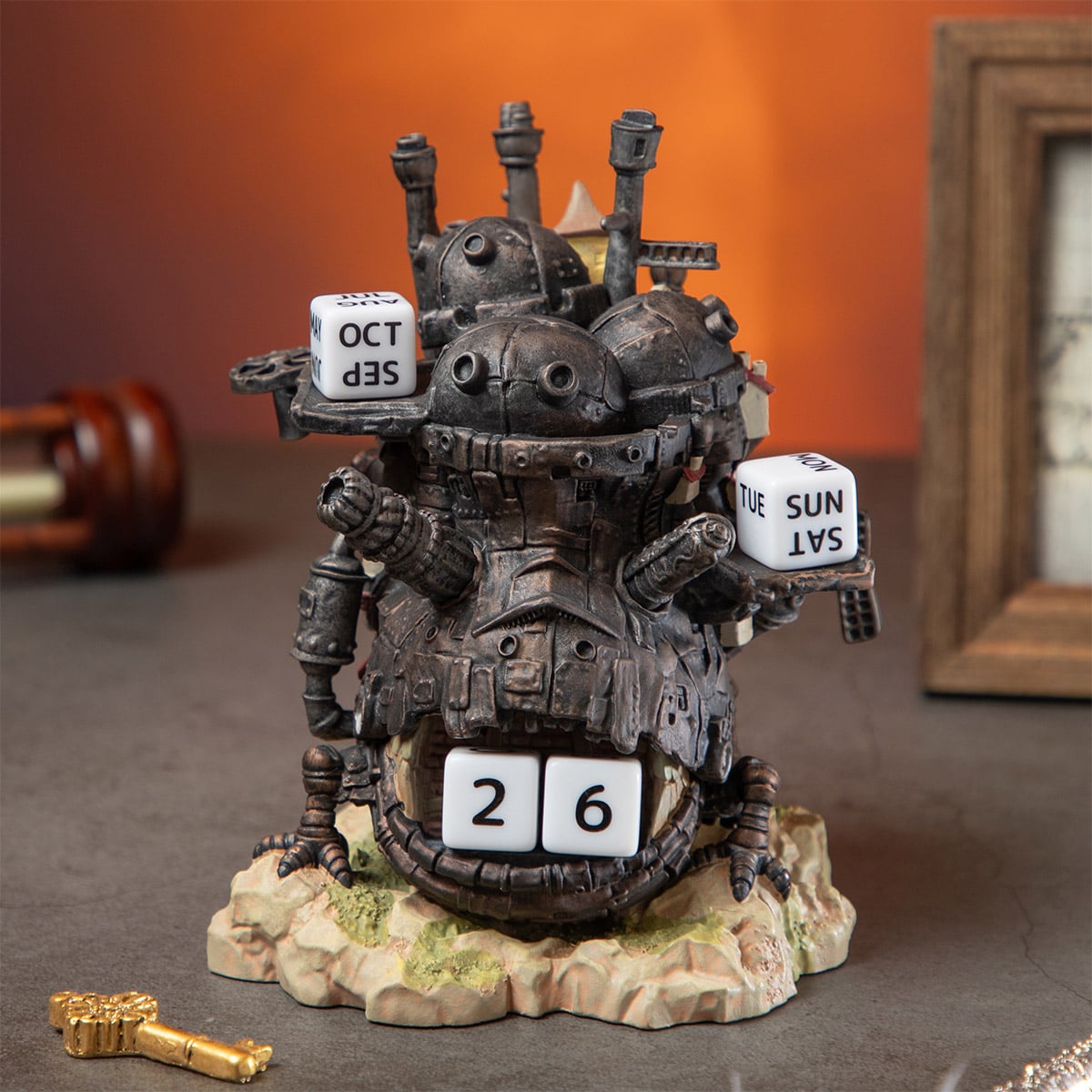 Studio Ghibli Sculpted Perpetual Calendars (4 Types) - Howl's Castle - official view 16