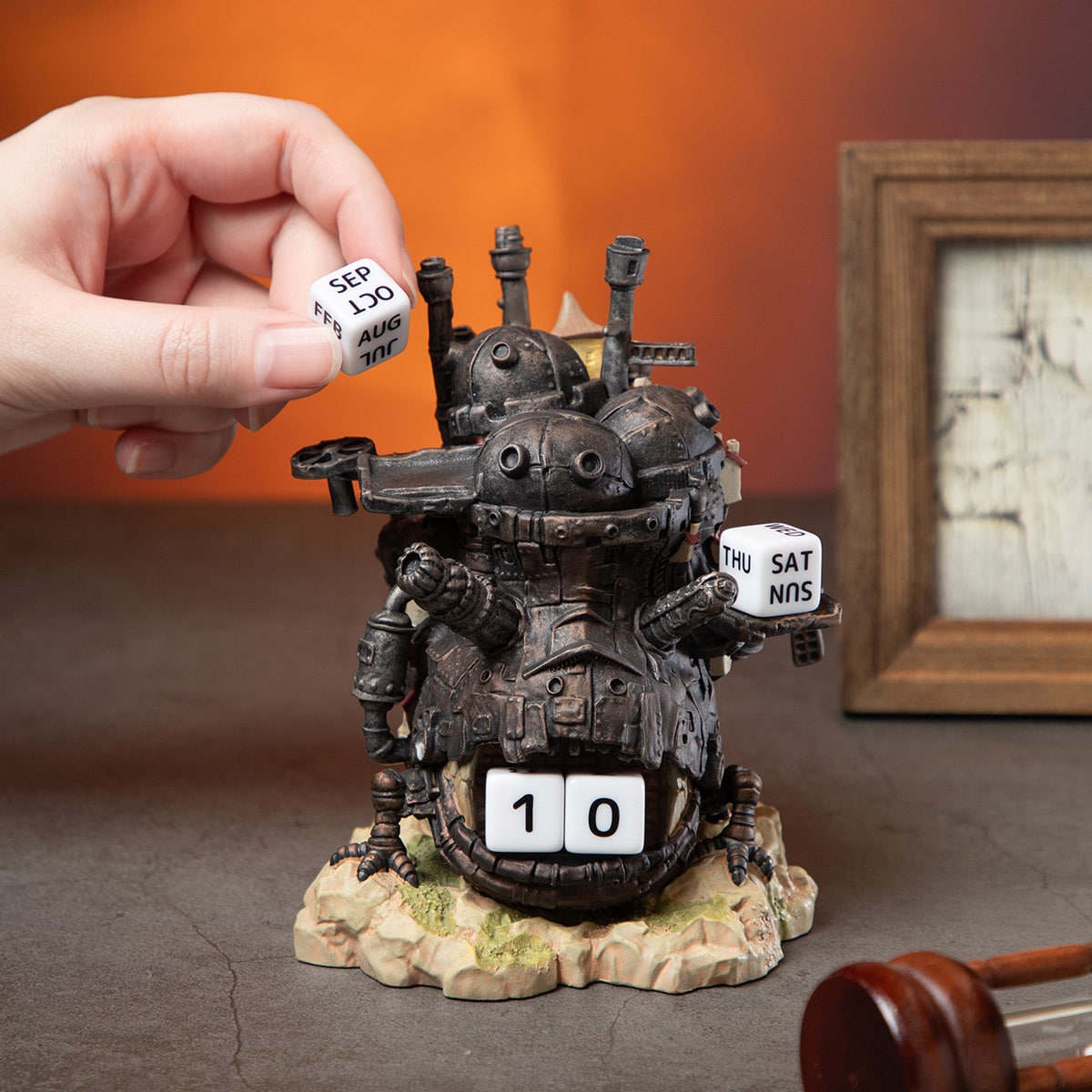 Studio Ghibli Sculpted Perpetual Calendars (4 Types) - Howl's Castle - official view 25