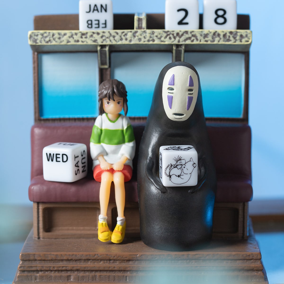 Studio Ghibli Sculpted Perpetual Calendars (4 Types) - Spirited Away Sea Railway - official view 33