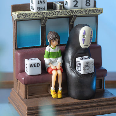 Studio Ghibli Sculpted Perpetual Calendars (4 Types) - Spirited Away Sea Railway - official view 37