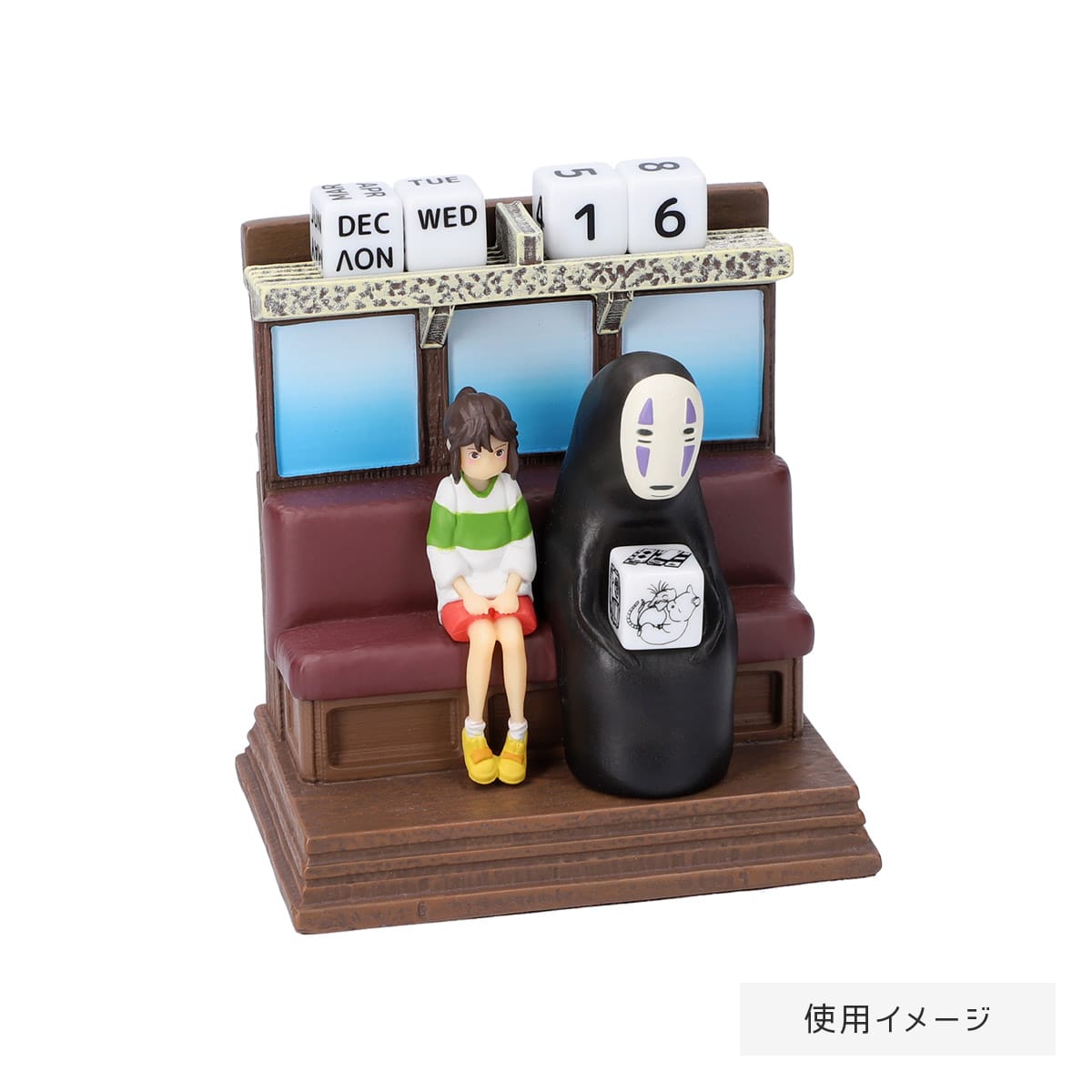 Studio Ghibli Sculpted Perpetual Calendars (4 Types) - Spirited Away Sea Railway - official view 43