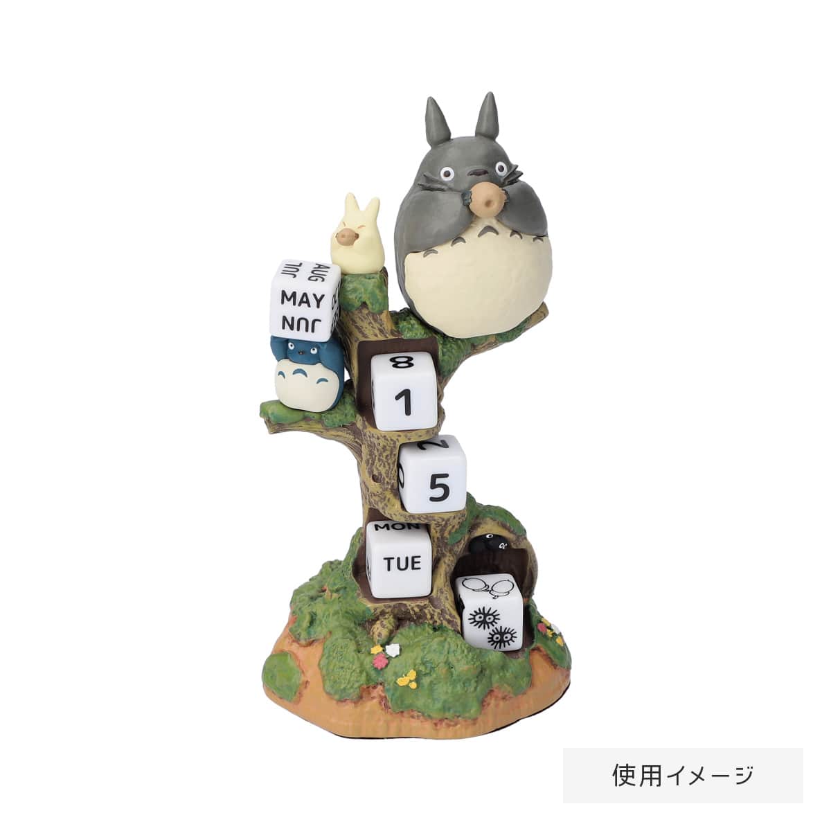Studio Ghibli Sculpted Perpetual Calendars (4 Types) - Totoro Ocarina Concert - official view 56