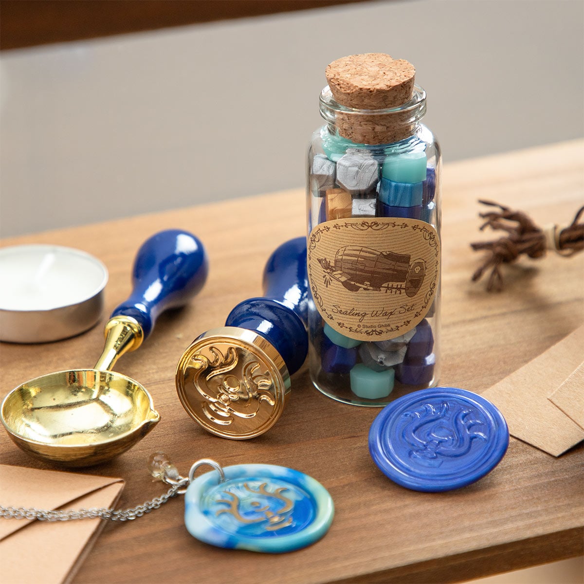 Studio Ghibli Sealing Wax Kits (3 Types) - Laputa Crest - official view 1