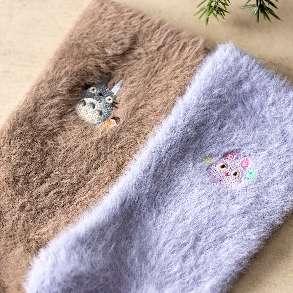 Studio Ghibli - Shaggy Socks 23-25 cm (2 Types) - Totoro - Brown - official view 4