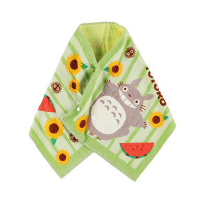 Studio Ghibli - Snap-Fastening Junior Bath Towels (2 Types) - Totoro and Watermelon - official view 3