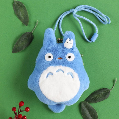Studio Ghibli - Soft Clasp Pouch Pochettes (3 Types) - Blue Totoro - official view 1