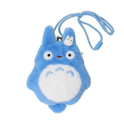 Studio Ghibli - Soft Clasp Pouch Pochettes (3 Types) - Blue Totoro - official view 2