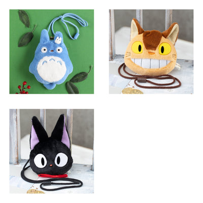 Studio Ghibli - Soft Clasp Pouch Pochettes (3 Types) - Complete Set, one of each listed model