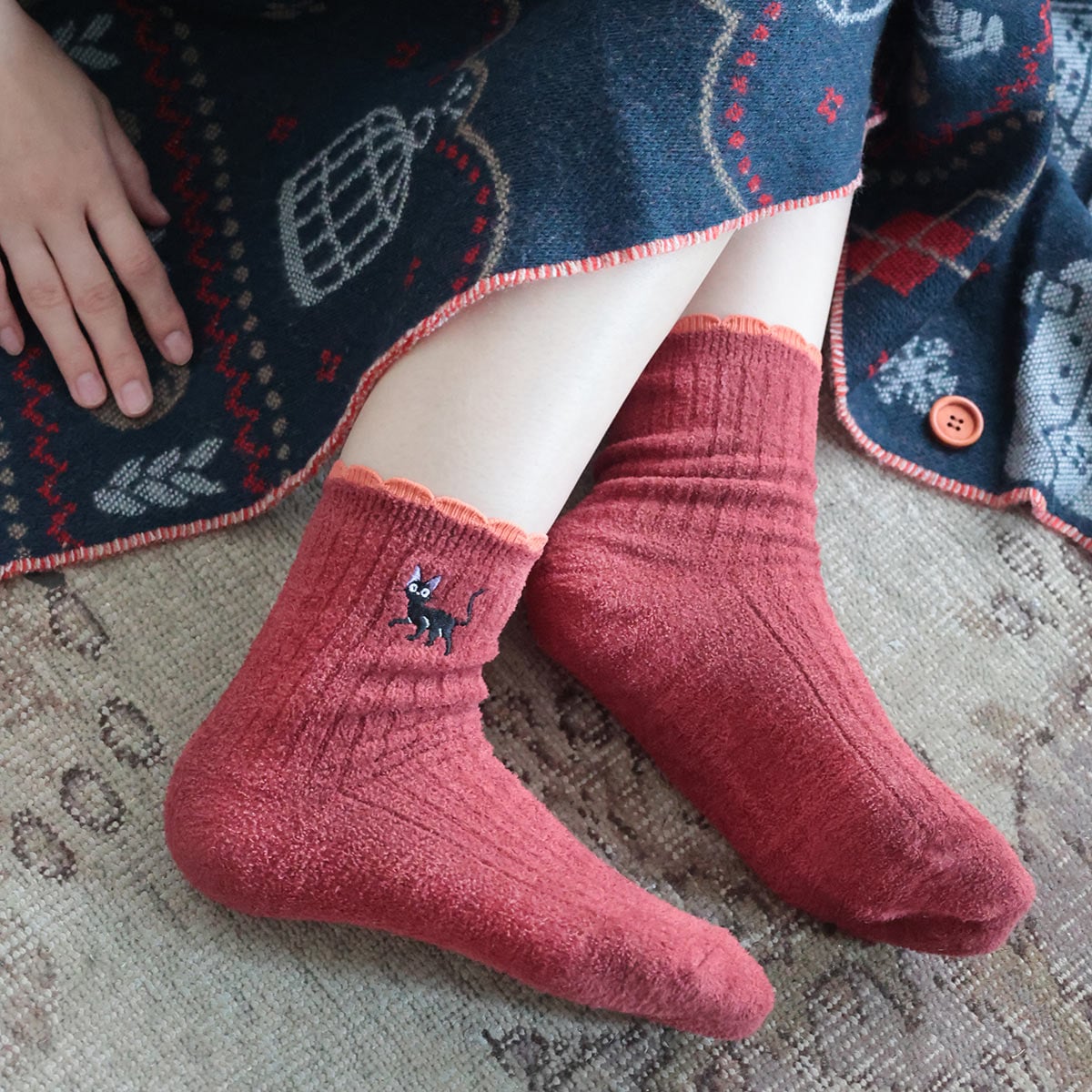 Studio Ghibli - Soft Marshmallow Crew Socks 23-25 cm (3 Types) - Jiji - official view 11