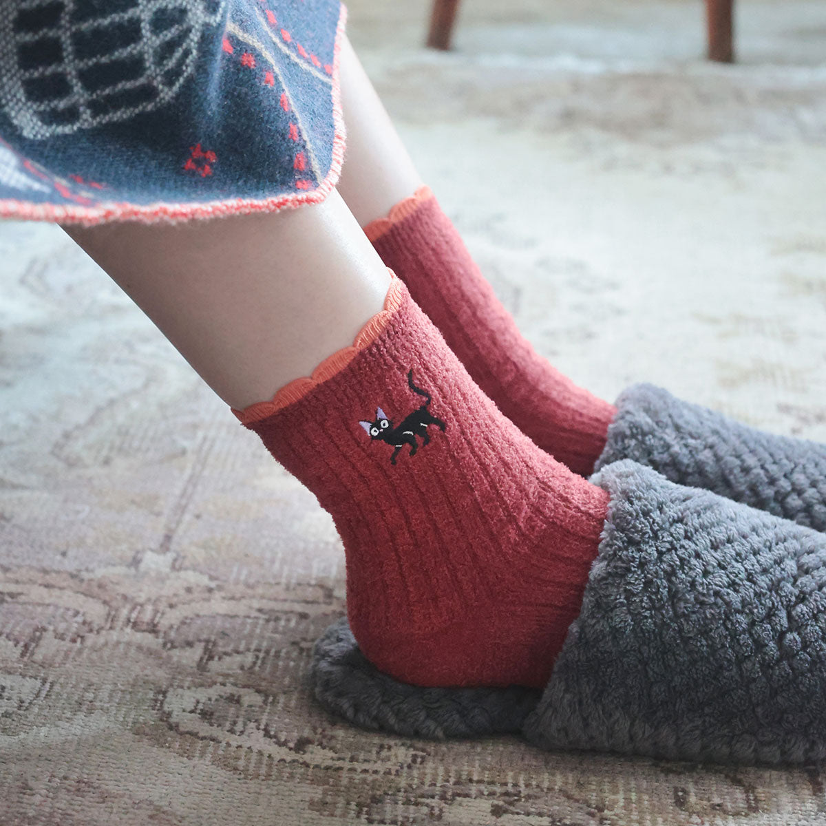 Studio Ghibli - Soft Marshmallow Crew Socks 23-25 cm (3 Types) - Jiji - official view 12