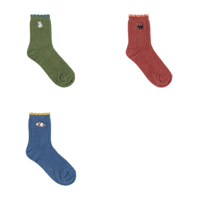Studio Ghibli - Soft Marshmallow Crew Socks 23-25 cm (3 Types) - Complete Set with all listed models