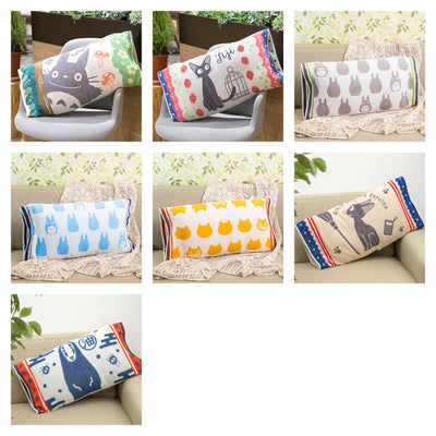 Studio Ghibli - Stretch Towel Pillow Covers (7 Types) - Complete Set showing all included models