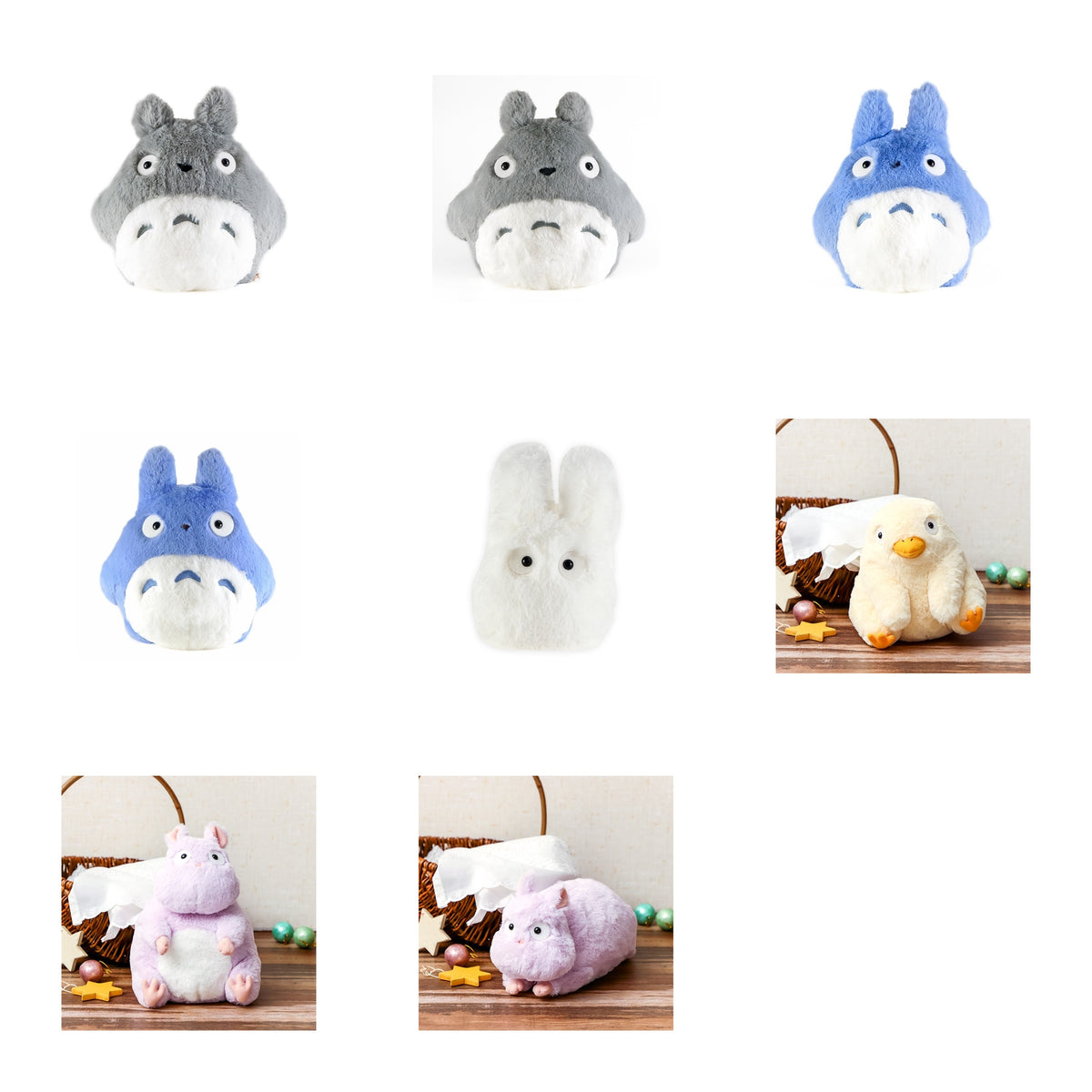 Studio Ghibli - Sun Arrow Nakayoshi Plush (8 Types) - Complete Set, one of each listed model