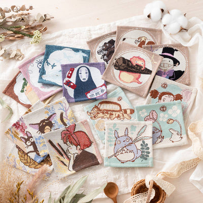 Studio Ghibli - Tapestry-Woven Coaster Packs (2 Types) - Totoro Botanical Garden - official view 7