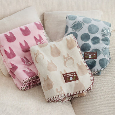 Studio Ghibli - Textured Opal-Finish Blankets (3 Types) - Totoro - official view 8