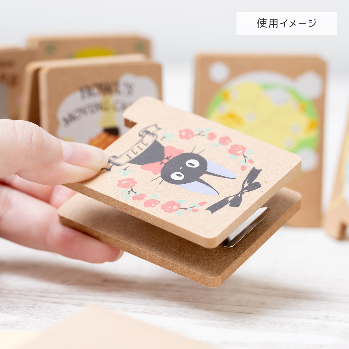 Studio Ghibli - Wooden Stand Clips (5 Types) - Totoro - official view 9