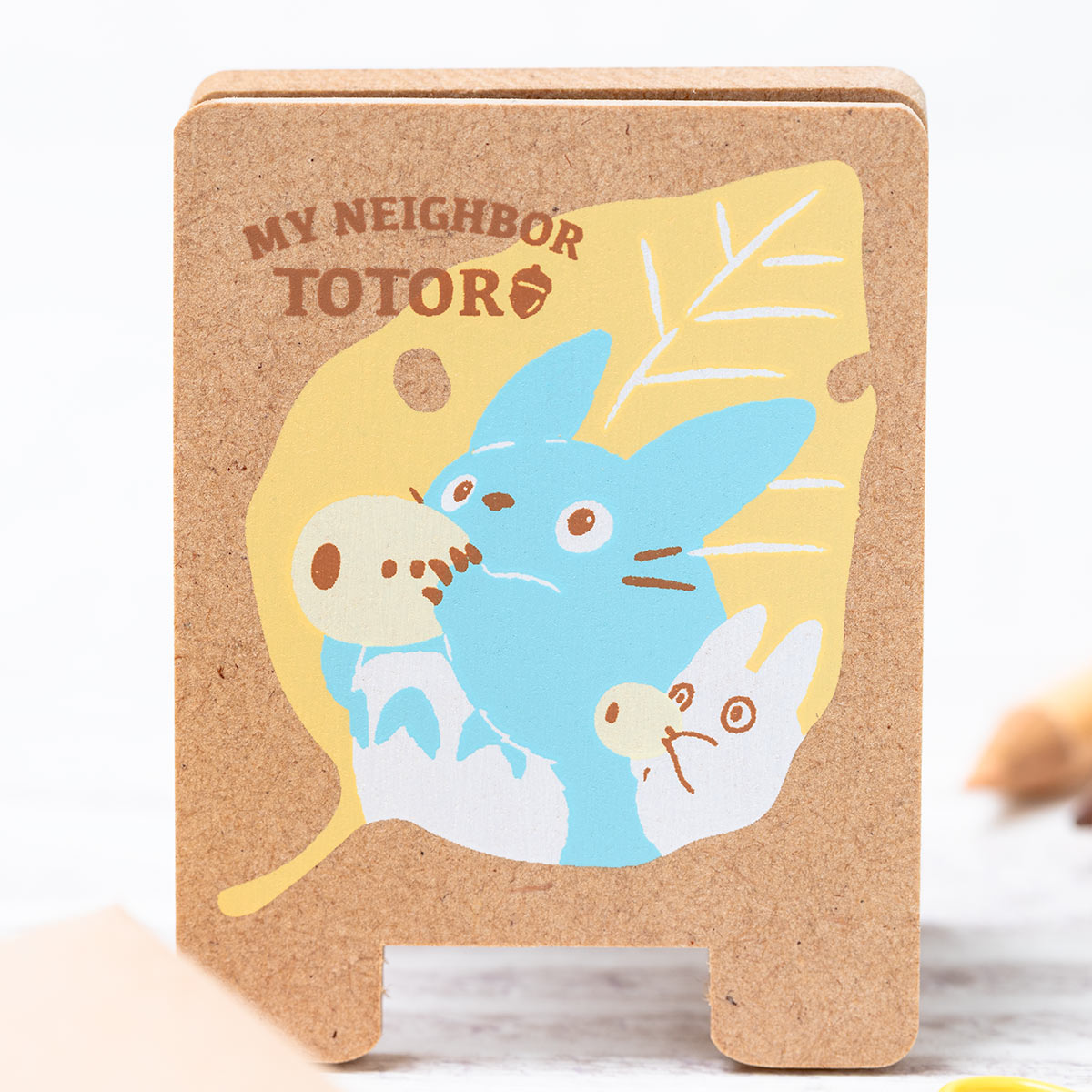 Studio Ghibli - Wooden Stand Clips (5 Types) - Blue Totoro and White Totoro - official view 15