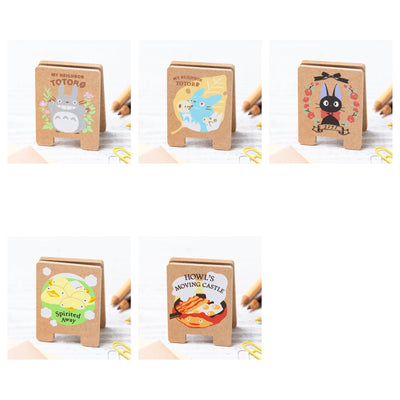 Studio Ghibli - Wooden Stand Clips (5 Types) - Complete Set with all listed models