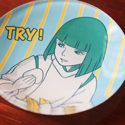 Studio Ghibli Yummy Glass Mini Dishes (3 Types) - Haku's Rice Ball - official view 2
