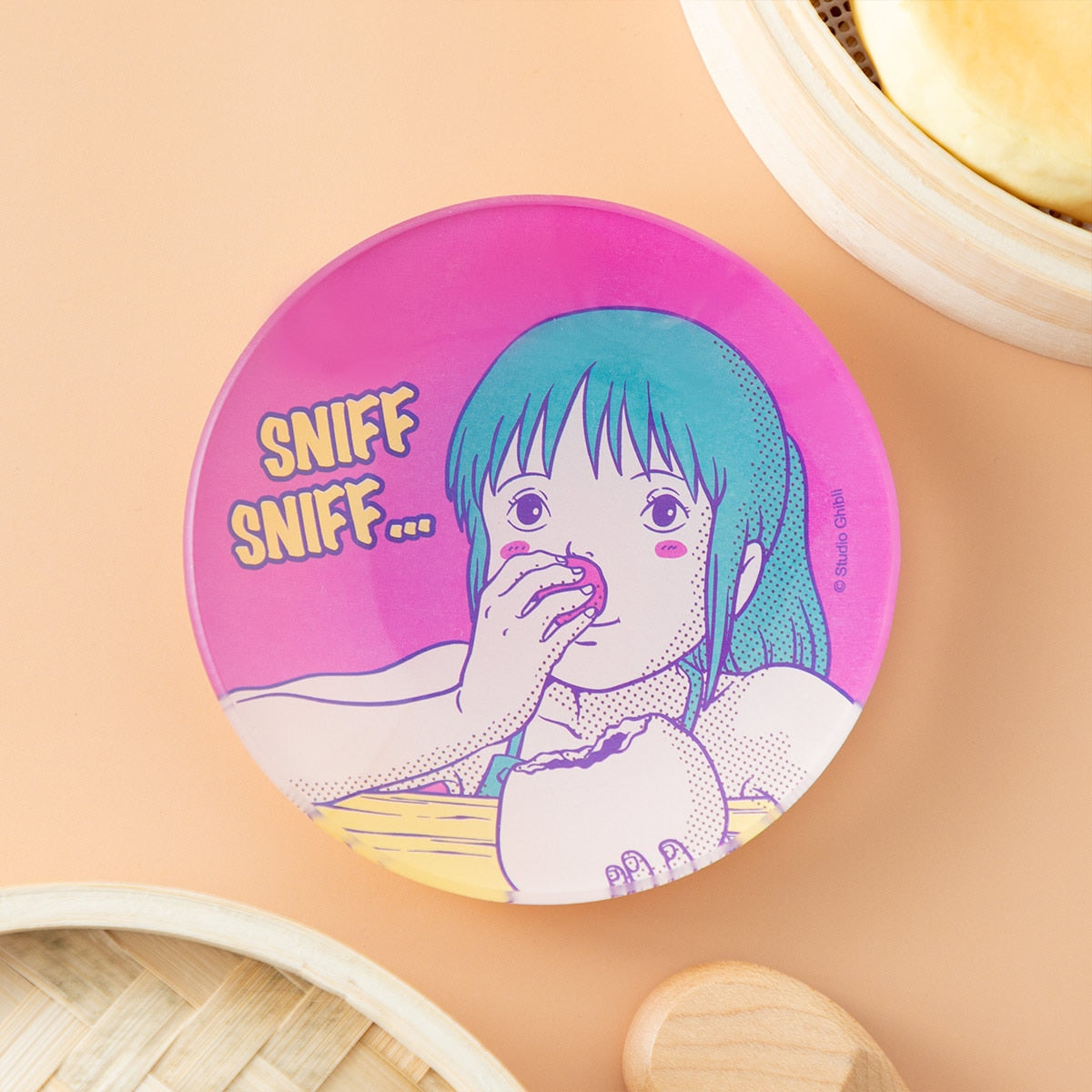 Studio Ghibli Yummy Glass Mini Dishes (3 Types) - Steamed Bun and Bitter Dumpling - official view 9