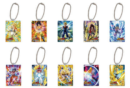 DRAGON BALL Z DOKKAN BATTLE - ACRYLIC CHARM COMPLETE SET OF 10 TYPES