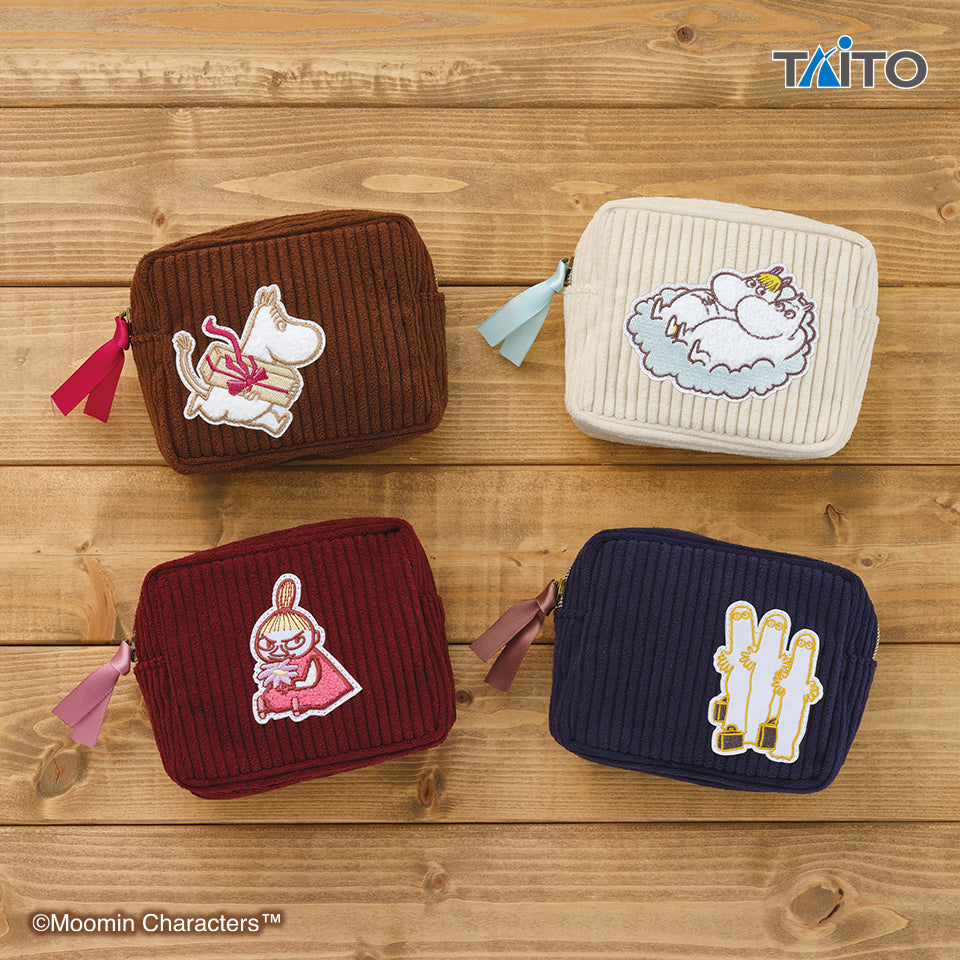 Moomin - Corduroy Pouches (4 Types) [Pre-Order Nov 2026]
