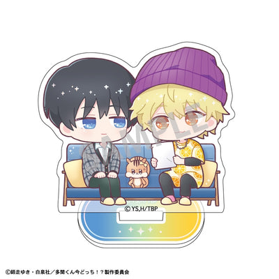 Tamon's B-Side Episode Selection mini acrylic stand - Ouri Sakaguchi & Natsuki Ishibashi official product photo