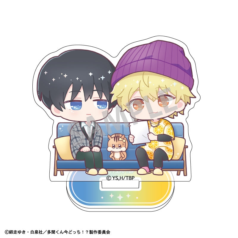 Tamon's B-Side Episode Selection mini acrylic stand - Ouri Sakaguchi & Natsuki Ishibashi official product photo