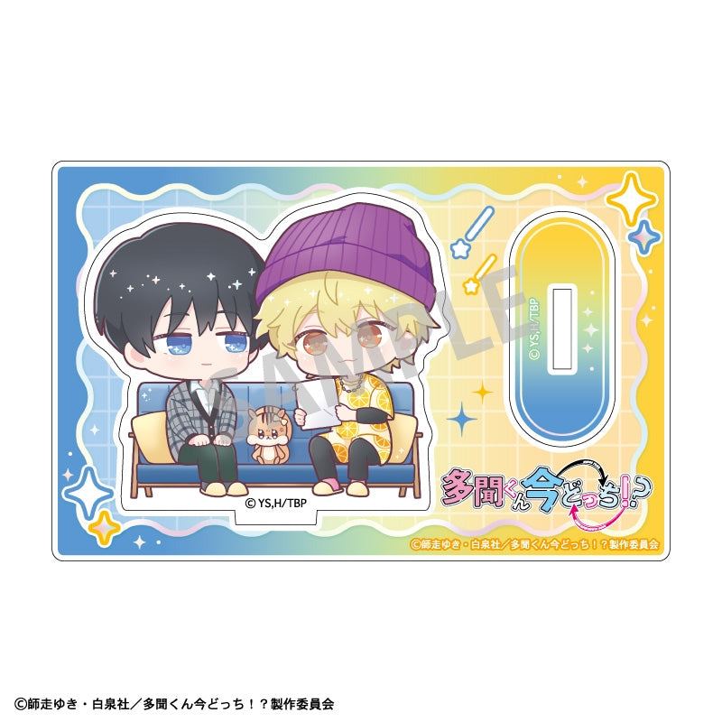 Tamon's B-Side Episode Selection mini acrylic stand - Ouri Sakaguchi & Natsuki Ishibashi acrylic parts and packaging