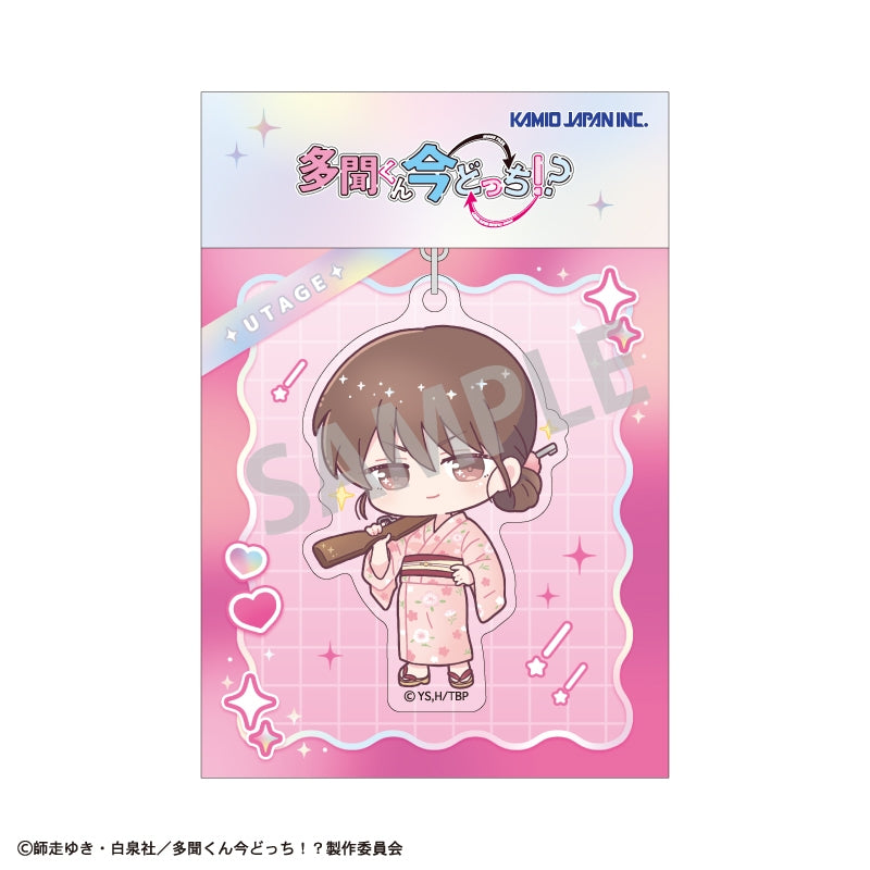 Tamon's B-Side Episode Selection acrylic keychain - Utage Kinoshita acrylic parts and packaging