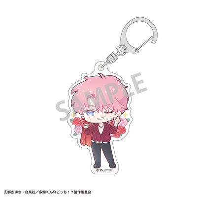 Tamon's B-Side Episode Selection acrylic keychain - Tamon Fukuhara official product photo
