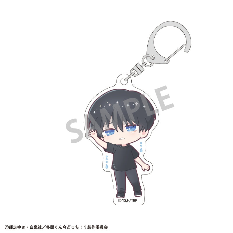Tamon's B-Side Episode Selection acrylic keychain - Ouri Sakaguchi official product photo