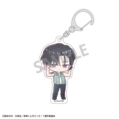 Tamon's B-Side Episode Selection acrylic keychain - Rintaro Kai official product photo