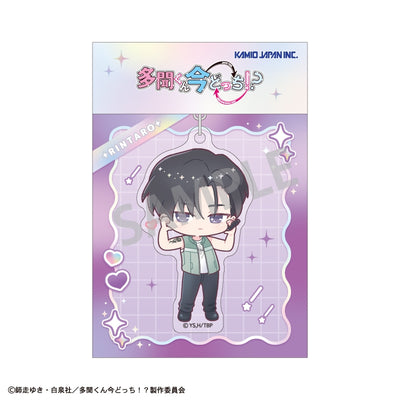 Tamon's B-Side Episode Selection acrylic keychain - Rintaro Kai acrylic parts and packaging
