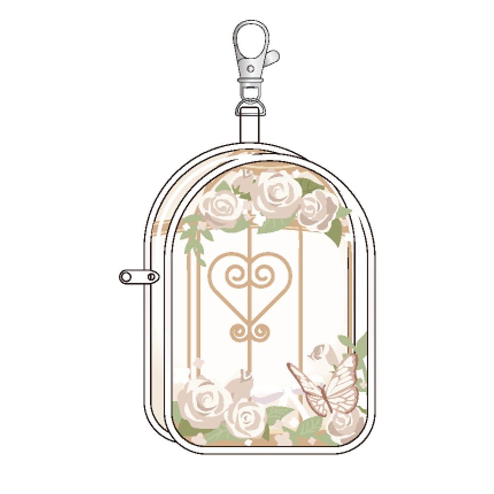 Tapioca Original - Flower Clear Pouch - White