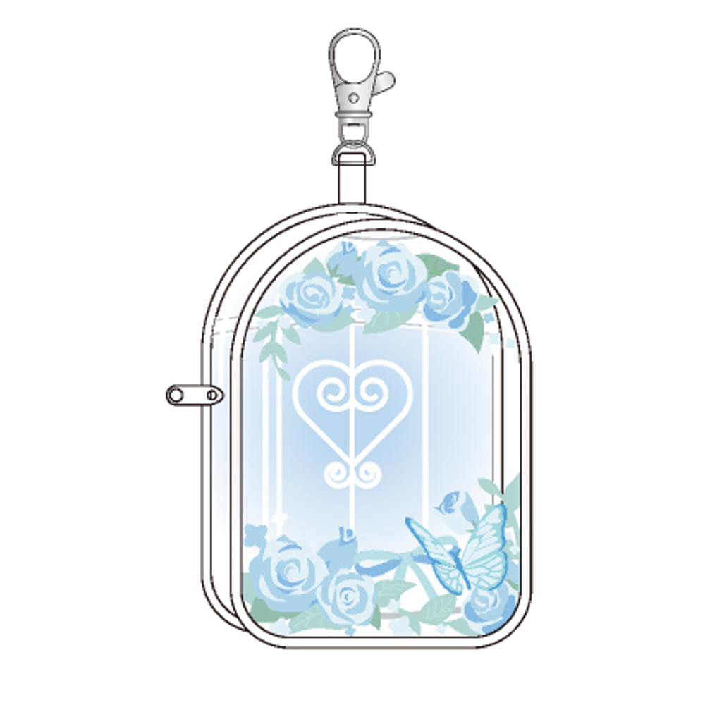 Tapioca Original - Flower Clear Pouch - Blue