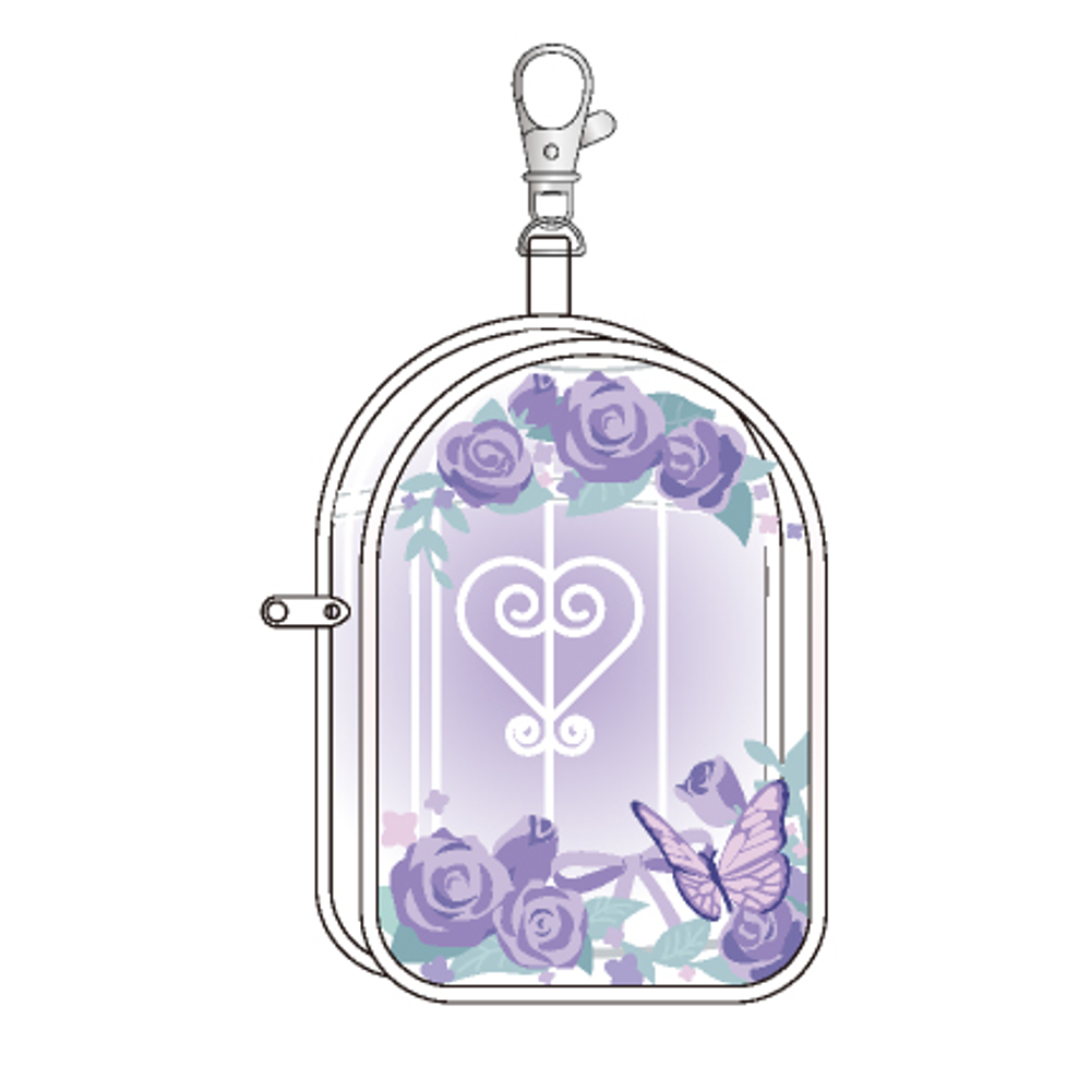 Tapioca Original - Flower Clear Pouch - Purple