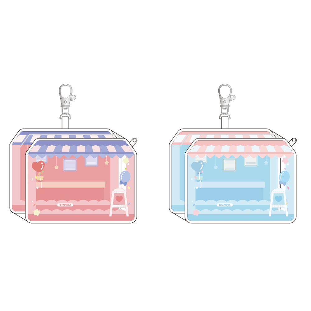 Tapioca Original - Cafe-Style Clear Pouch - Complete Set of 2 Types