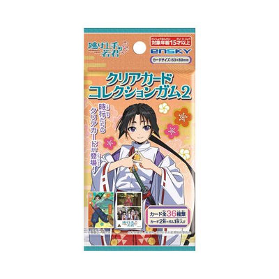 The Elusive Samurai Clear Card Collection Gum Vol.2 - Box (18 Packs) RANDOM - Japanese packaging
