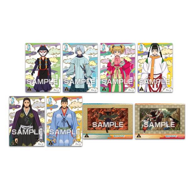 The Elusive Samurai Clear Card Collection Gum Vol.2 - Box (18 Packs) RANDOM - collectible design samples 2