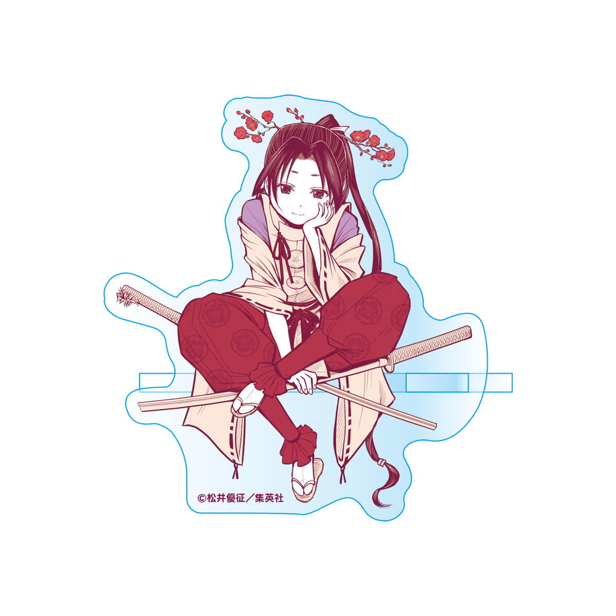 The Elusive Samurai – Yusei Matsui Exhibition Hojo Tokiyuki Hanging Acrylic Stand - official product illustration (additional copy)